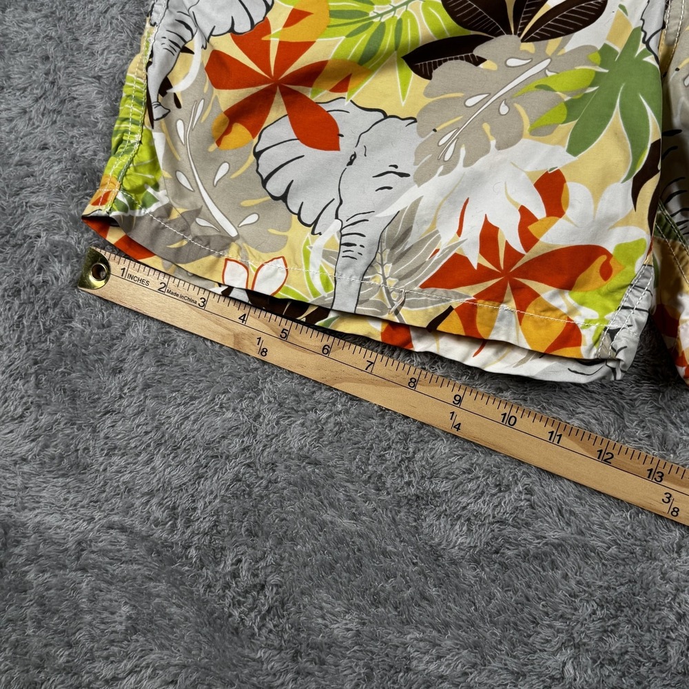 Vilebrequin Shorts Mens XL Multicolor Elephant Floral Swim Trunks Tropical - Picture 5 of 13